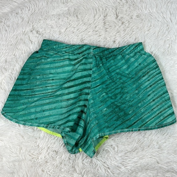 Under Armour Turquoise Green Striped Athletic Shorts - Picture 6 of 8